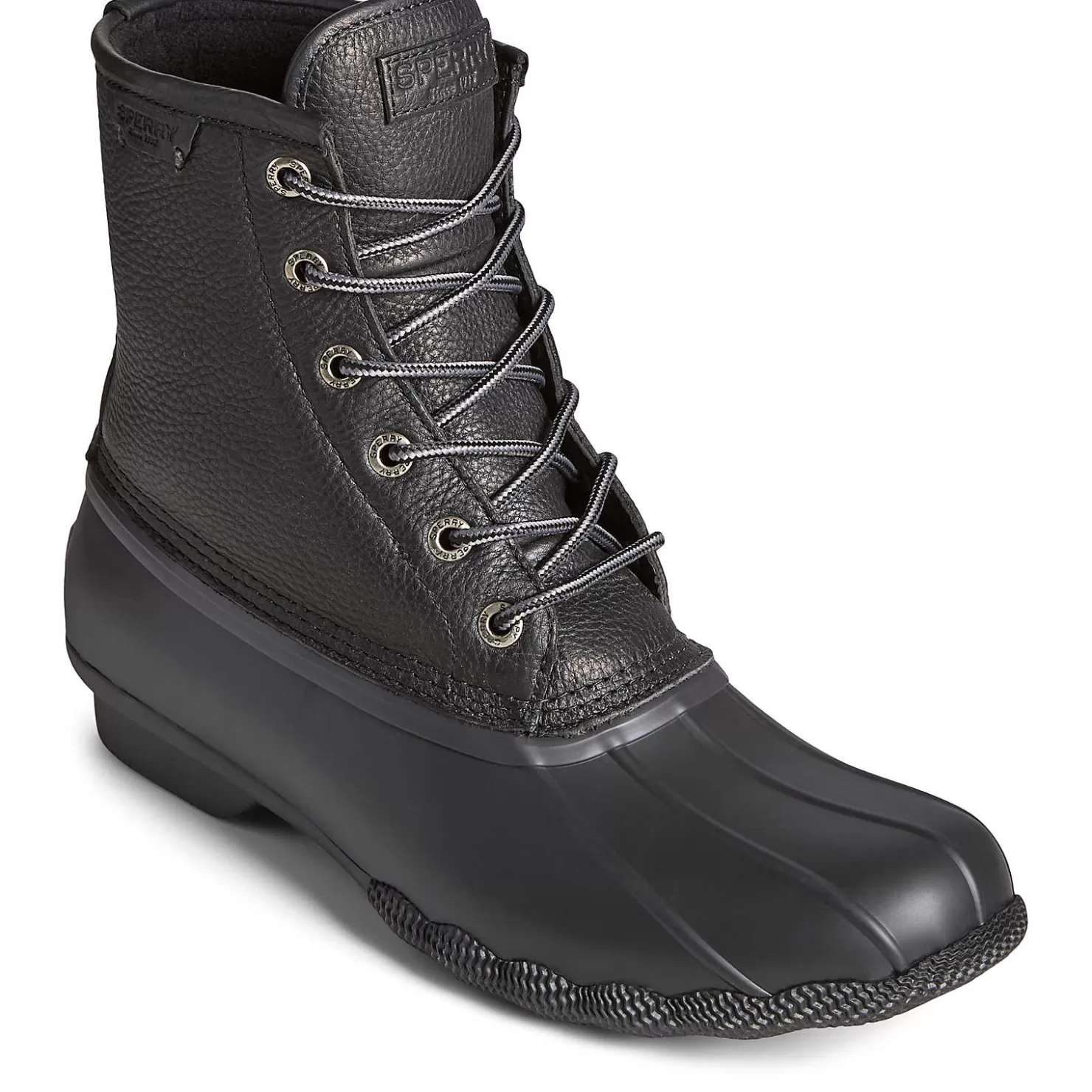 Sale | Rain & Duck Boots | Sperry Men's Saltwater Duck Boot Black/Black