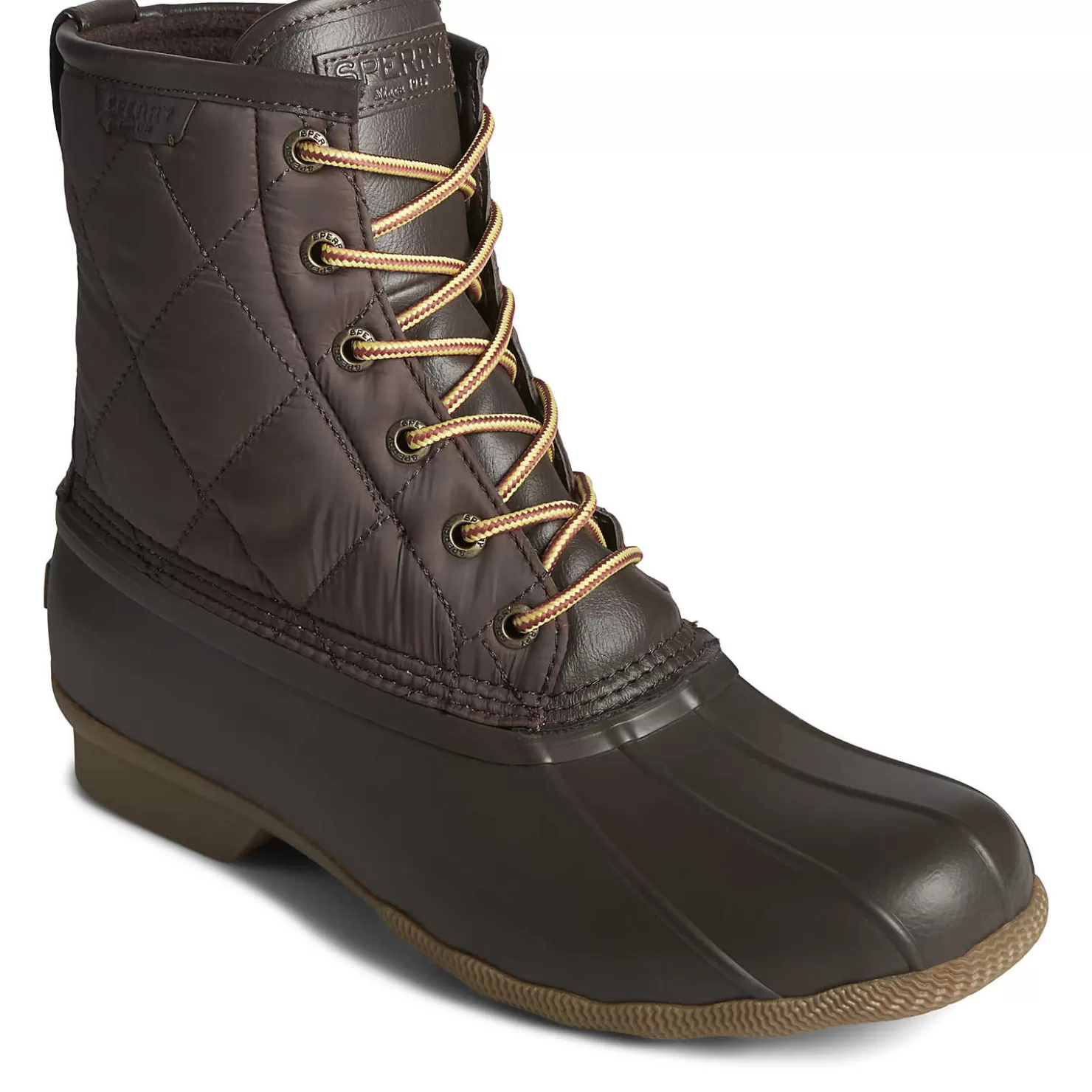 Sale | Rain & Duck Boots | Sperry Men's Saltwater Nylon Duck Boot Brown