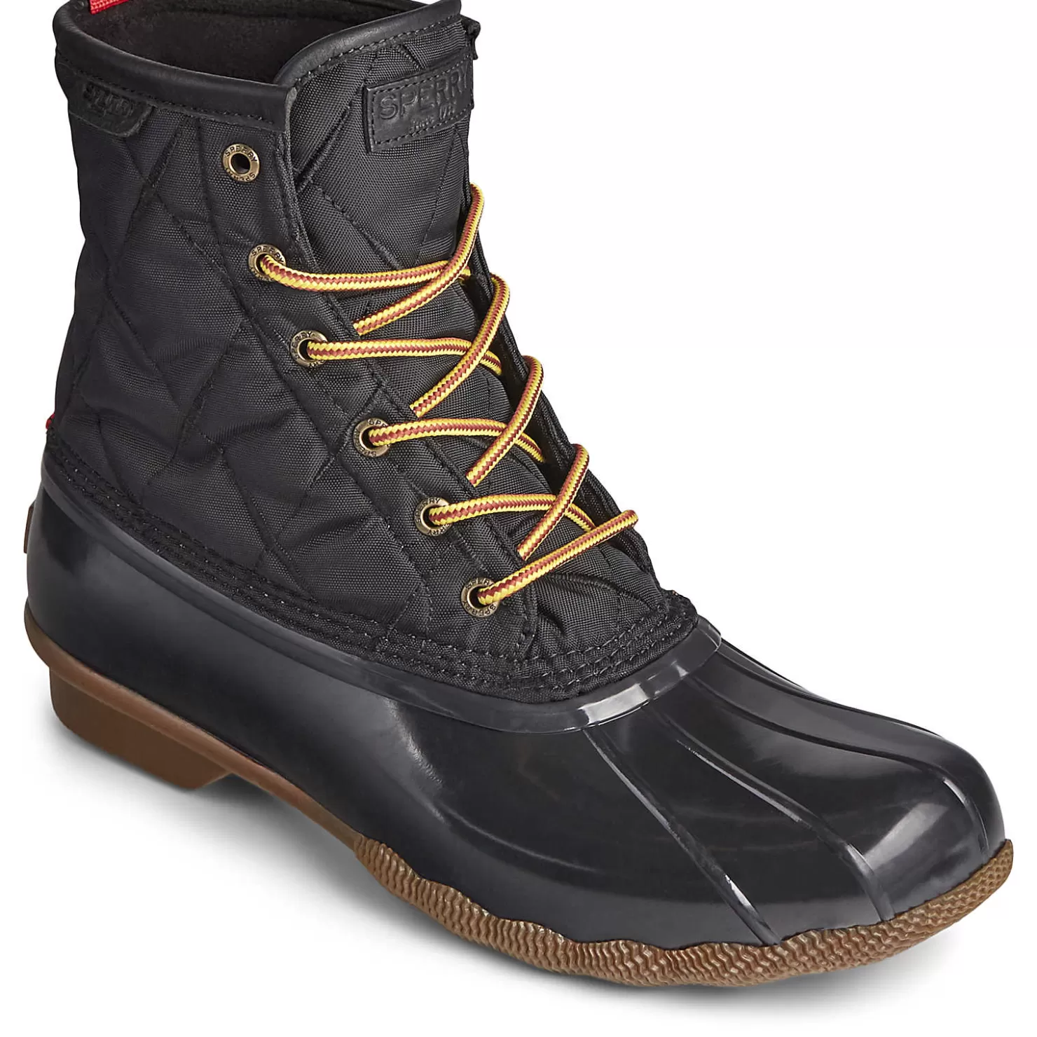 Sale | Rain & Duck Boots | Sperry Men's Saltwater Nylon Duck Boot Black