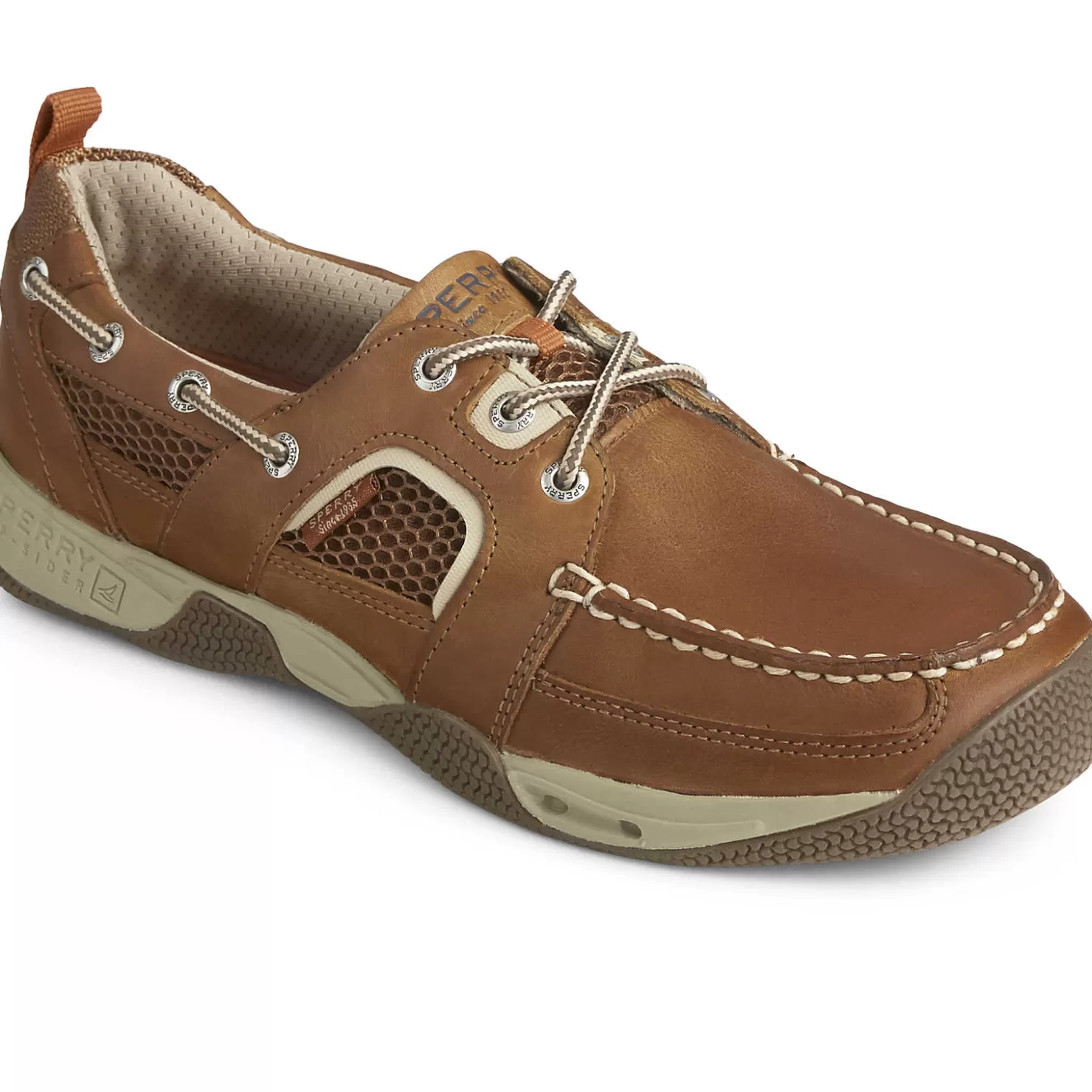 Active | Boat Shoes | Sperry Men's Sea Kite Sport Moc Boat Shoe Dark Tan