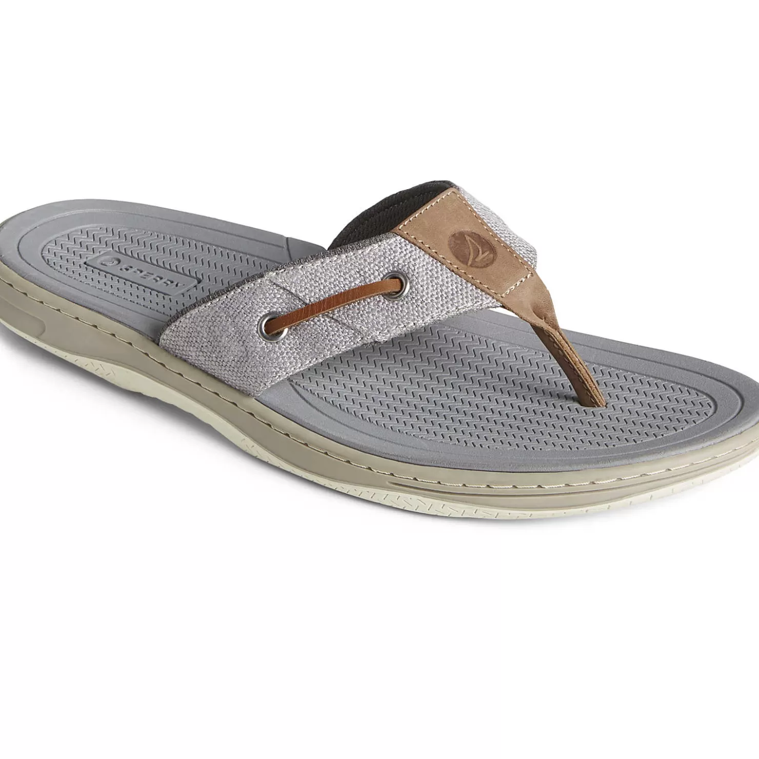 SeaCycled | Sandals | Sperry Men's SeaCycled™ Baitfish Baja Flip Flop Grey