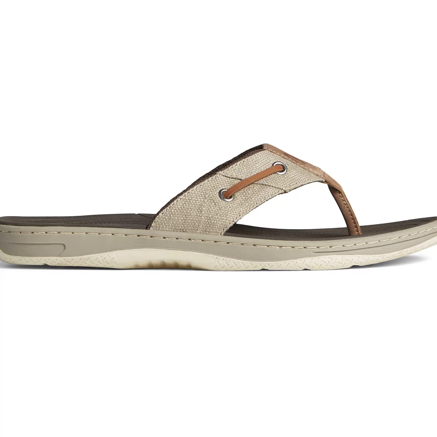 SeaCycled | Sandals | Sperry Men's SeaCycled™ Baitfish Baja Flip Flop Taupe