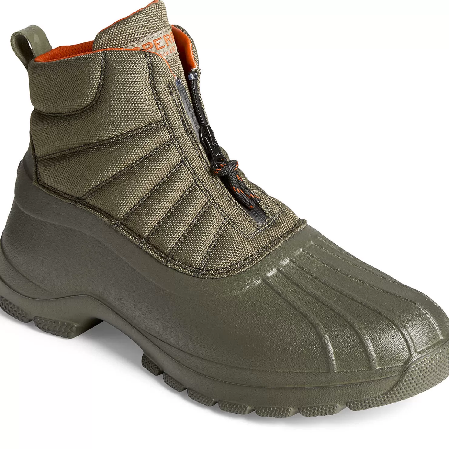 SeaCycled | Sale | Sperry Men's SeaCycled™ Duck Float Zip Up Boot Olive