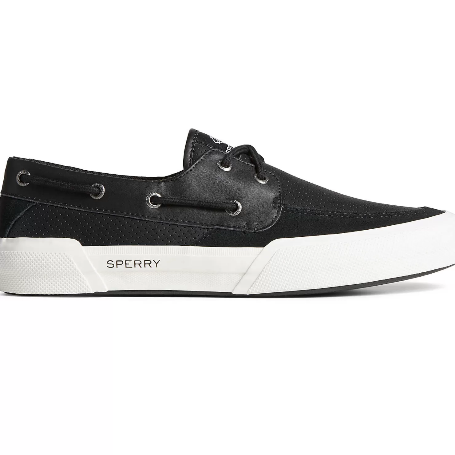 SeaCycled | Sale | Sperry Men's SeaCycled™ Soletide 2-Eye Sneaker Black