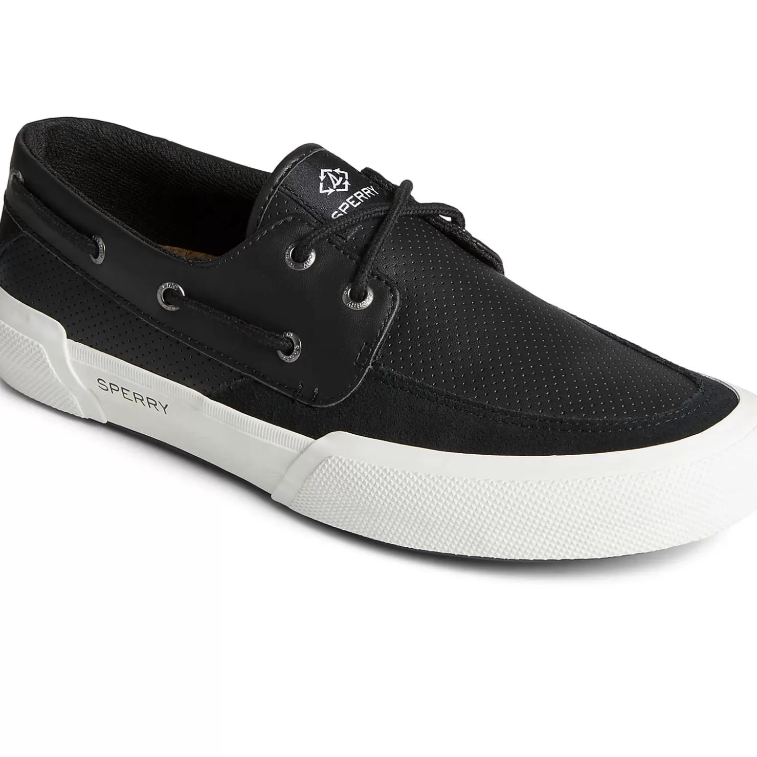 SeaCycled | Sale | Sperry Men's SeaCycled™ Soletide 2-Eye Sneaker Black