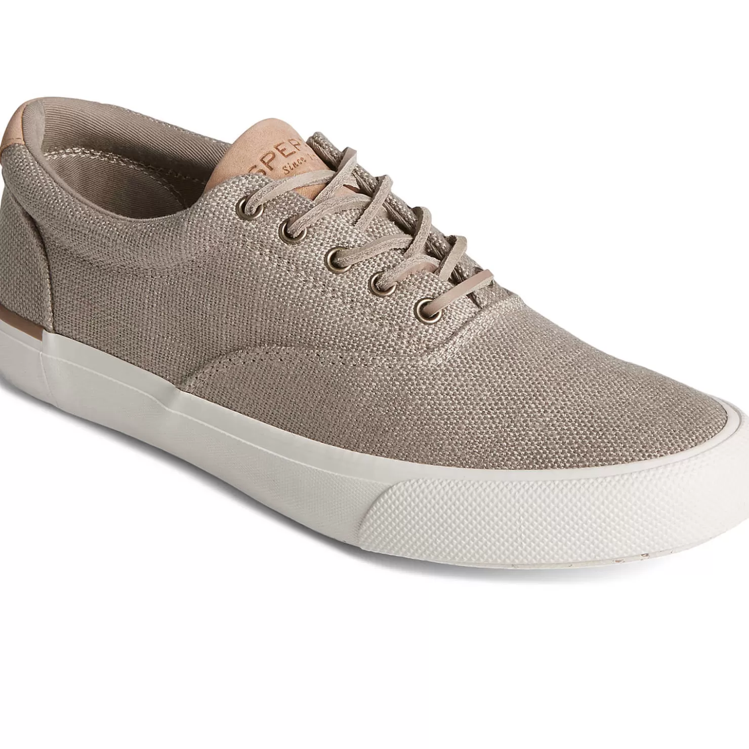 Striper II Sneakers | SeaCycled | Sperry Men's SeaCycled™ Striper II CVO Baja Sneaker Taupe