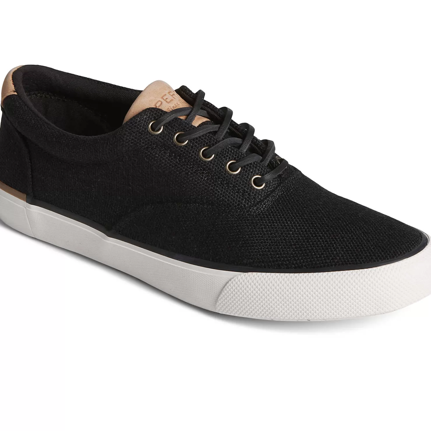 Striper II Sneakers | SeaCycled | Sperry Men's SeaCycled™ Striper II CVO Baja Sneaker Black