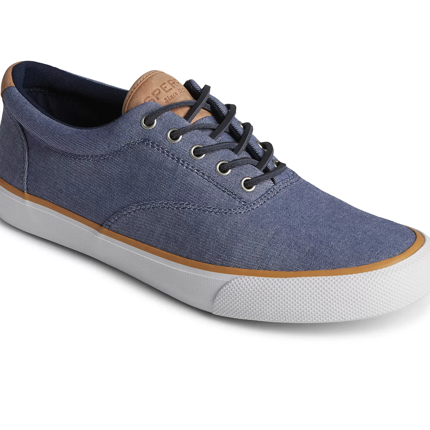 Striper II Sneakers | SeaCycled | Sperry Men's SeaCycled™ Striper II CVO Twill Sneaker Navy