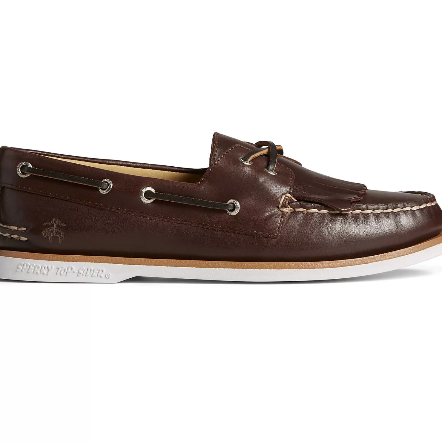 Authentic Original Boat Shoe | Sale | Sperry Men's x Brooks Brothers Authentic Original™ Kiltie Boat Shoe Classic Brown