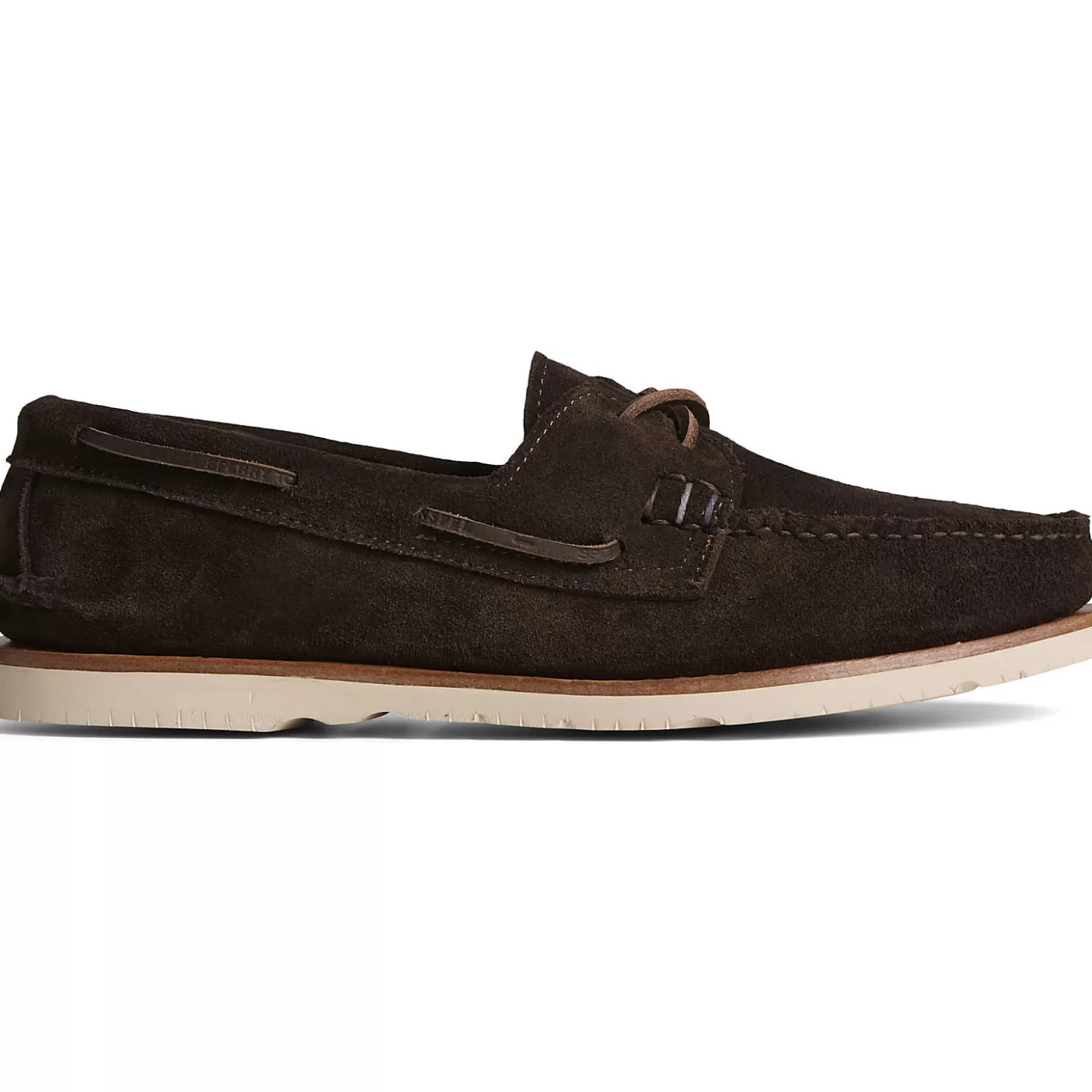 Handcrafted in Maine | Authentic Original Boat Shoe | Sperry Men's x Sunspel Authentic Original™ Suede Boat Shoe Ameretto