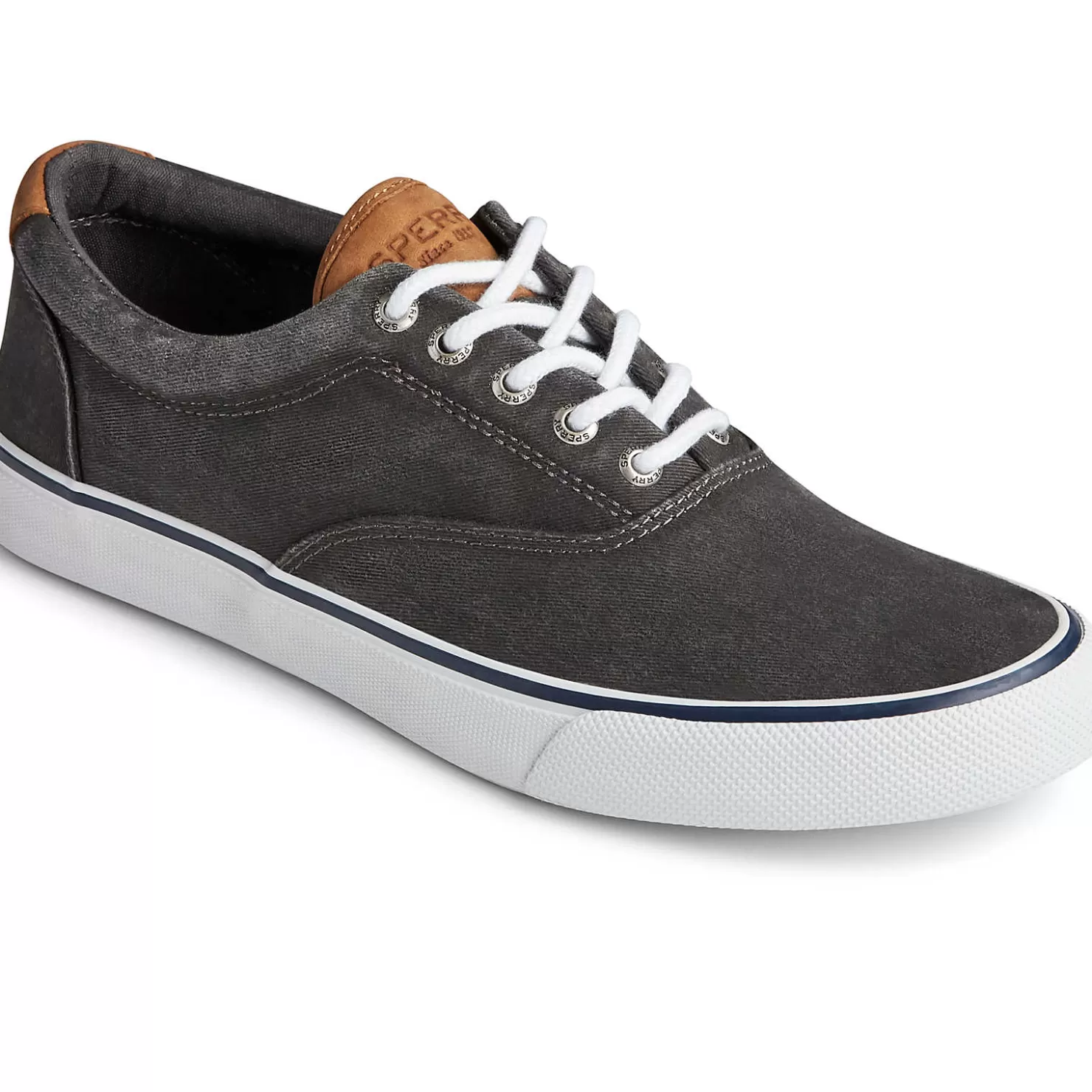 Striper II Sneakers | Sneakers | Sperry Men's Striper II CVO Sneaker Salt Washed Black