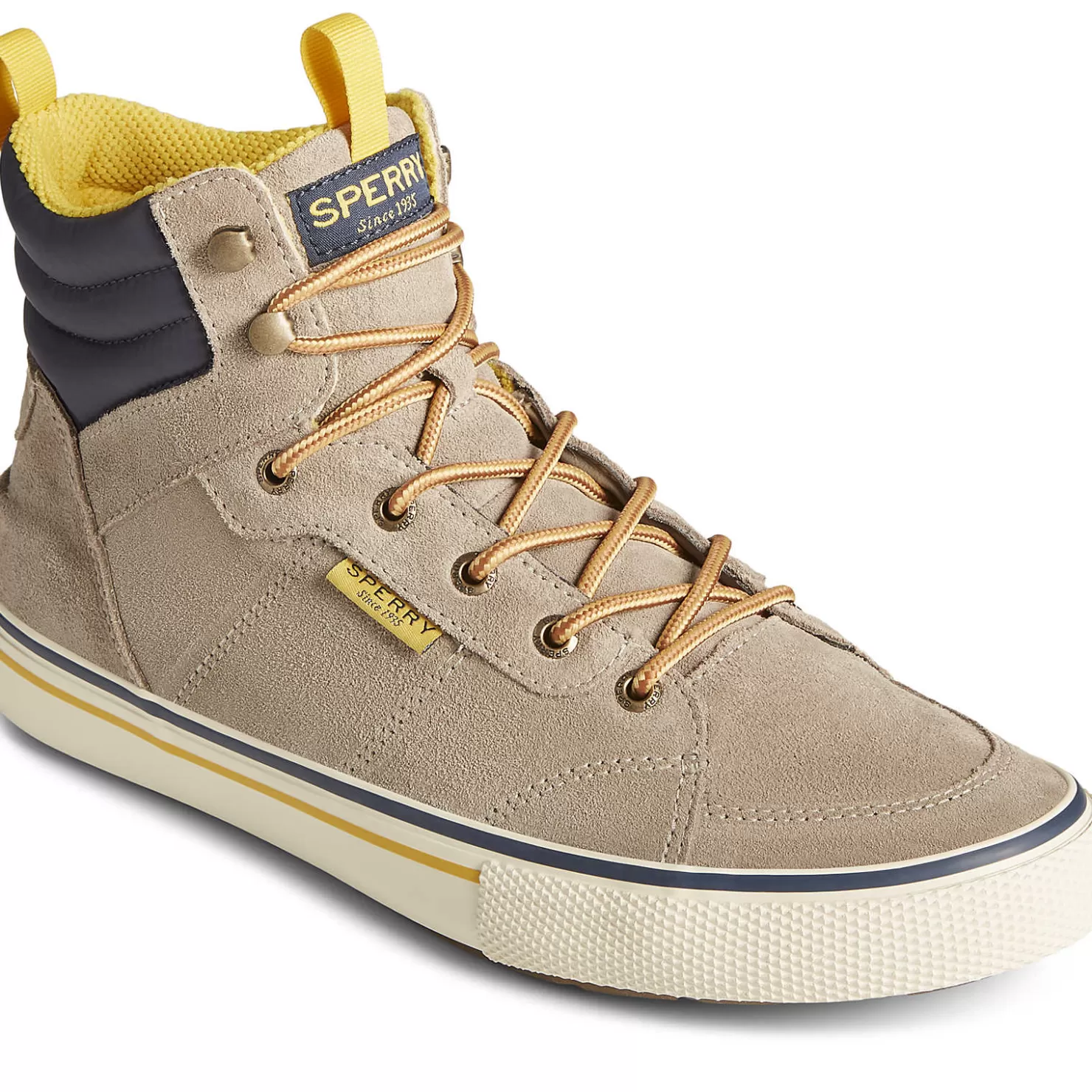 Striper II Sneakers | Sale | Sperry Men's Striper Storm Hiker Waterproof Sneaker Boot Taupe