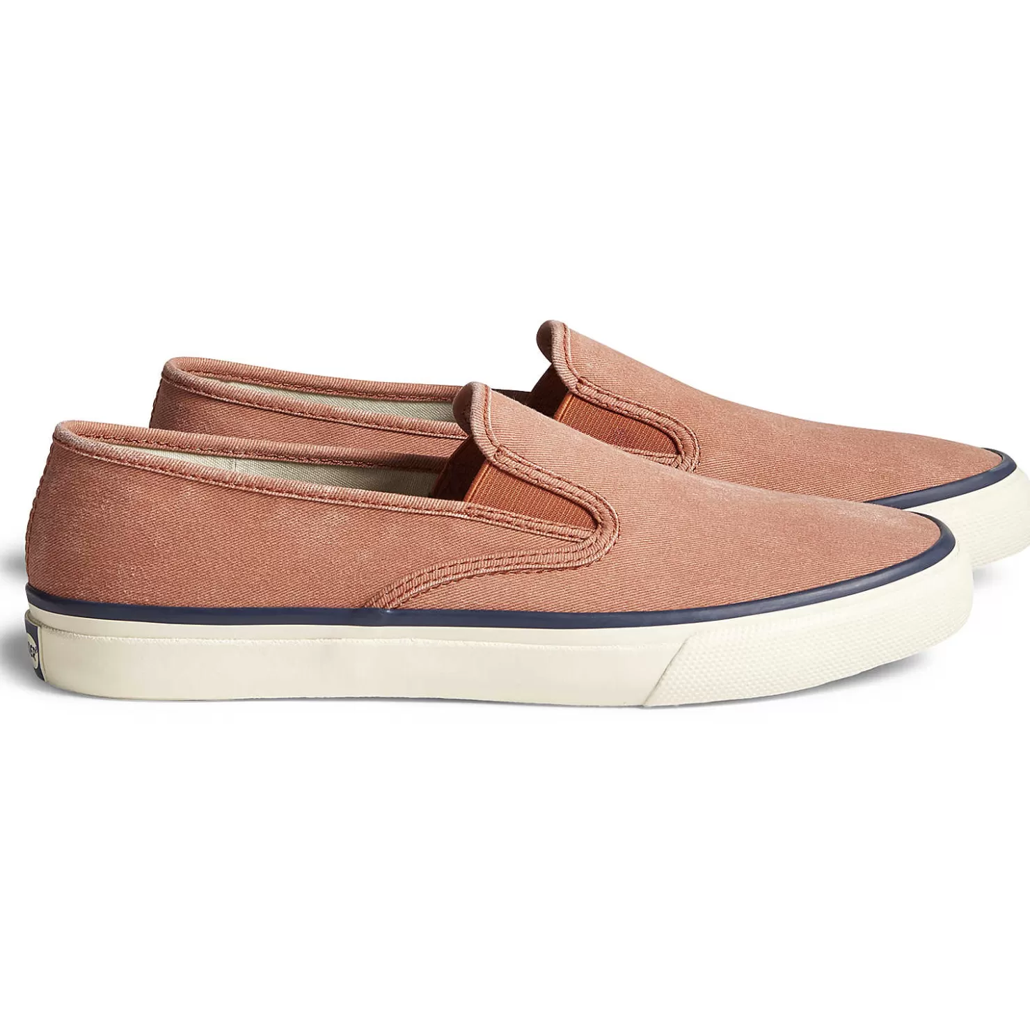 Classics | Sneakers | Sperry Unisex Cloud Slip On Deck Sneaker Washed Red