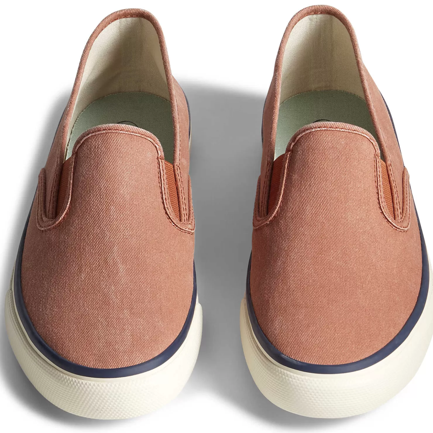 Classics | Sneakers | Sperry Unisex Cloud Slip On Deck Sneaker Washed Red