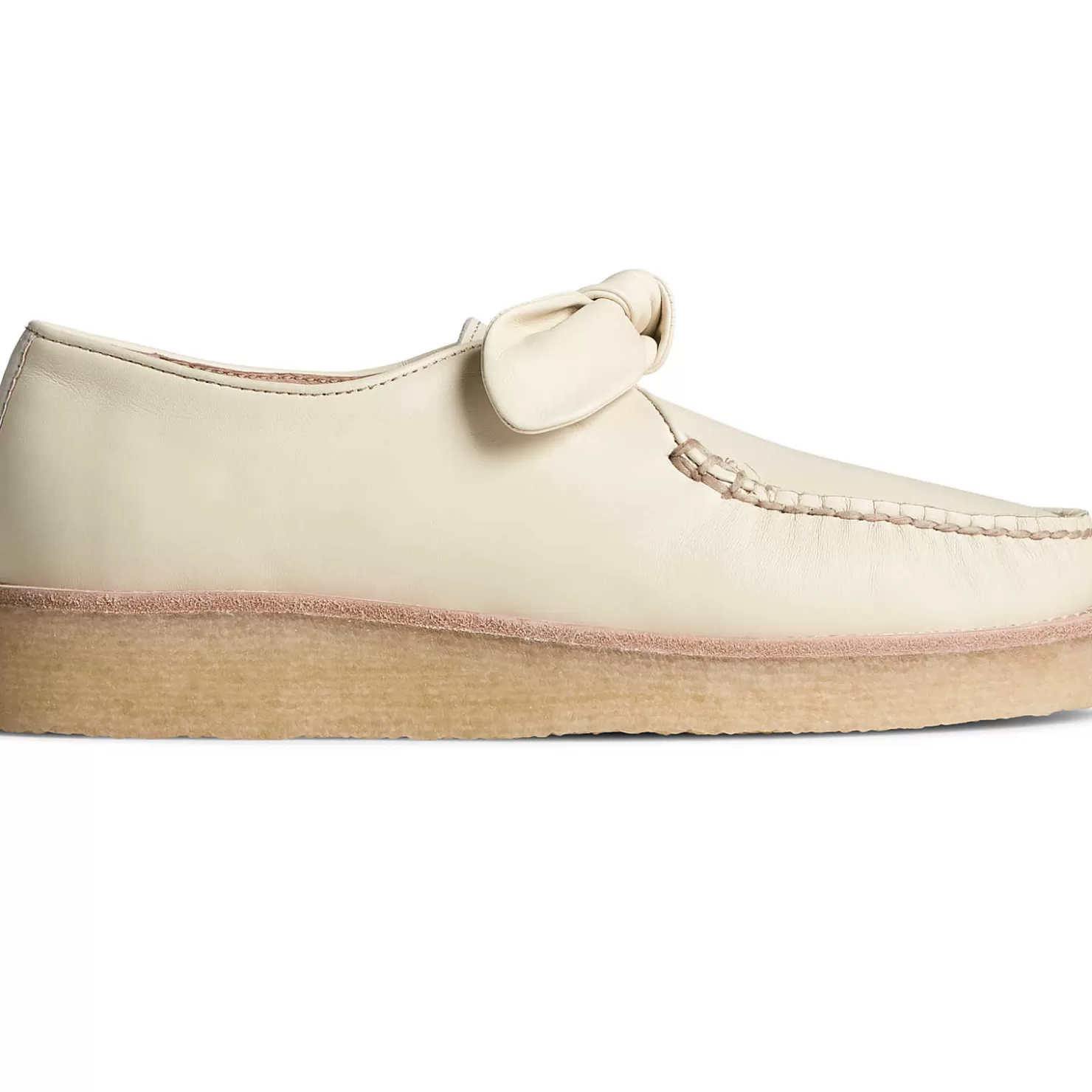 Flats & Loafers | Shoes | Sperry Women's Captain's Crepe Bow Oxford Ivory