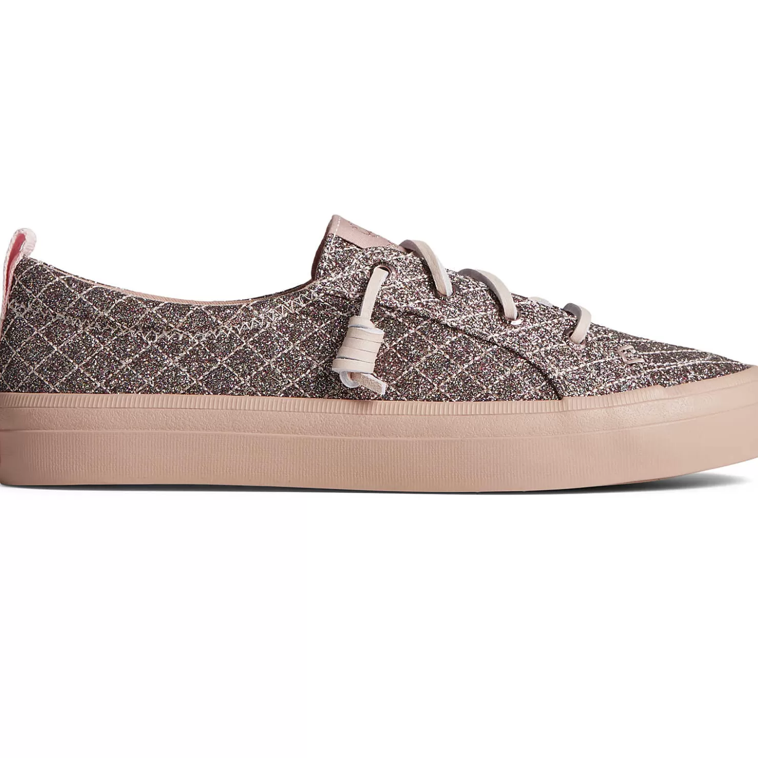 Sale | Sneakers | Sperry Women's Crest Quilted Shimmer Sneaker Rose