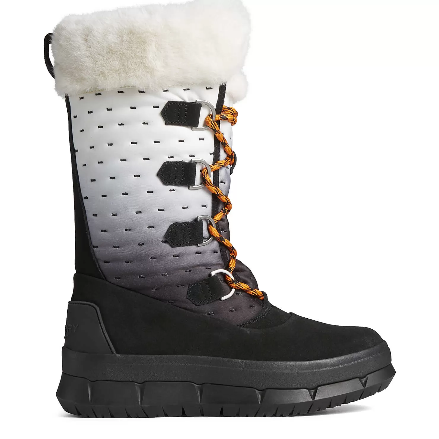 Sale | Rain & Duck Boots | Sperry Women's Kittery Shibori Insulated Winter Boot Black