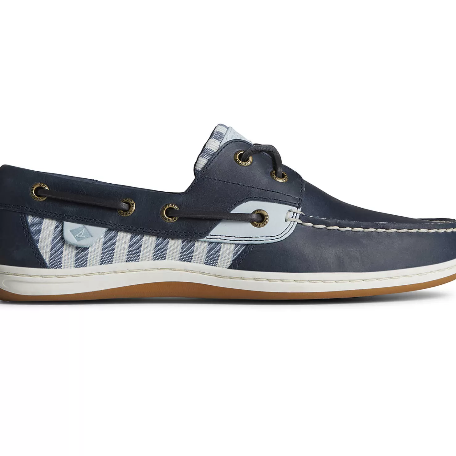 Sale | Boat Shoes | Sperry Women's Koifish Stripe Boat Shoe Navy