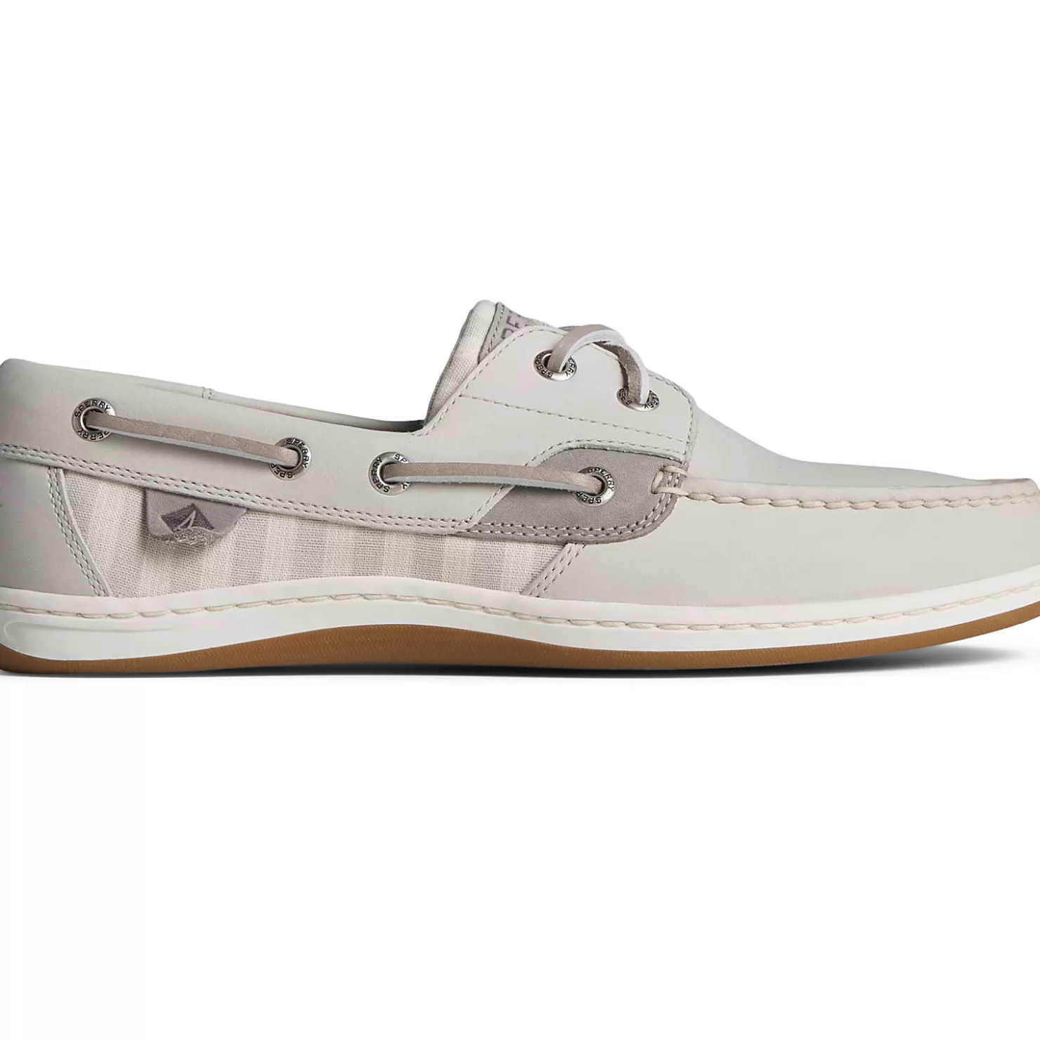 Sale | Boat Shoes | Sperry Women's Koifish Stripe Boat Shoe Grey