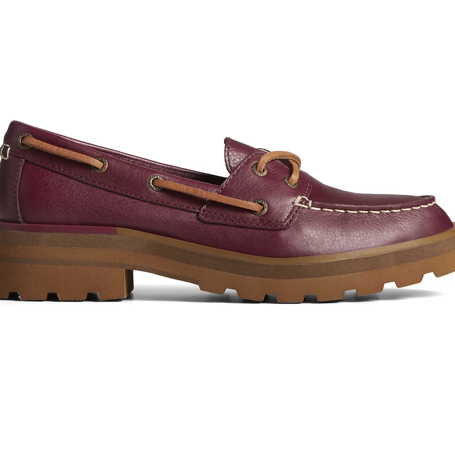 Sale | Flats & Loafers | Sperry Women's Lug Boat Shoe Cordovan