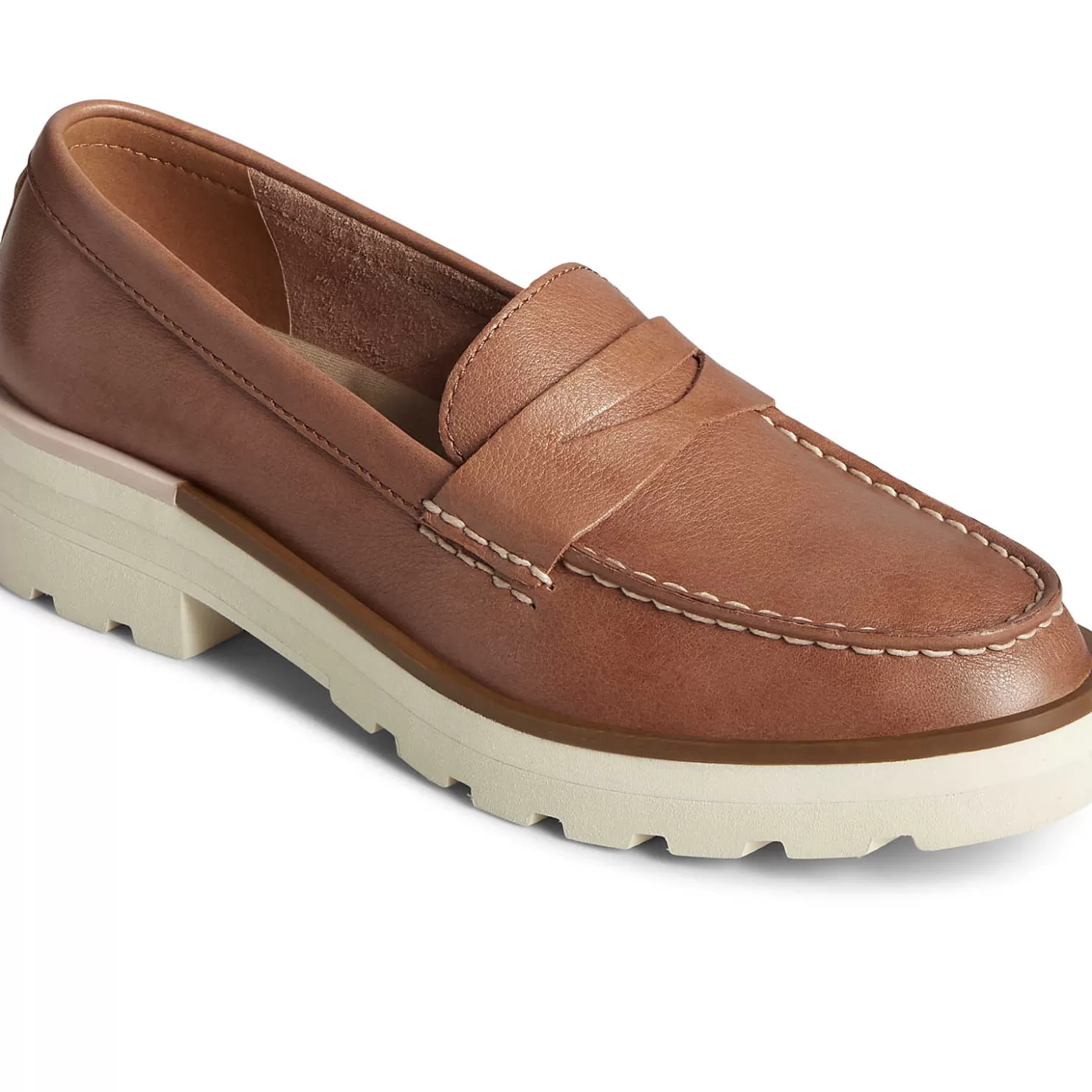 Flats & Loafers | Shoes | Sperry Women's Lug Penny Loafer Tan