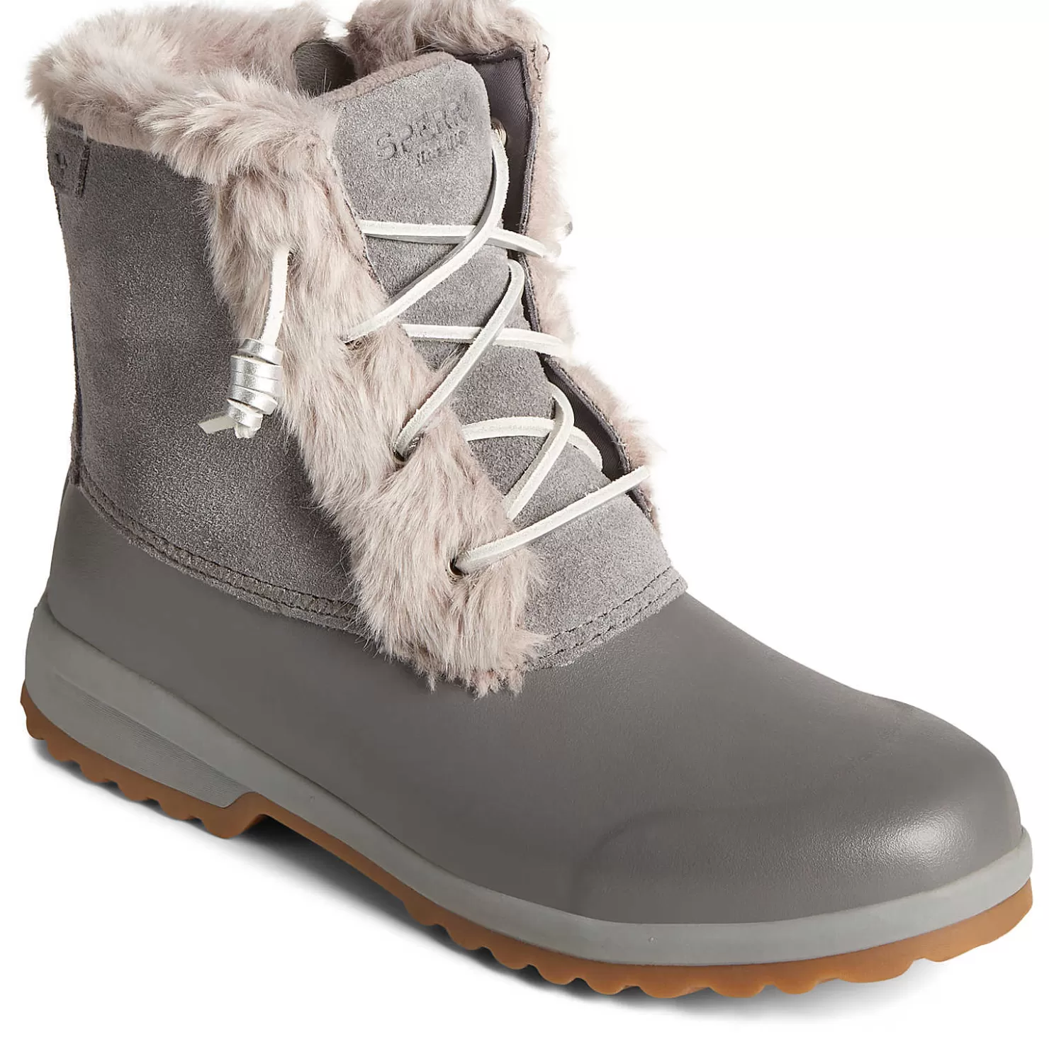 Sale | Rain & Duck Boots | Sperry Women's Maritime Repel Suede Thinsulate™ Snow Boot Grey