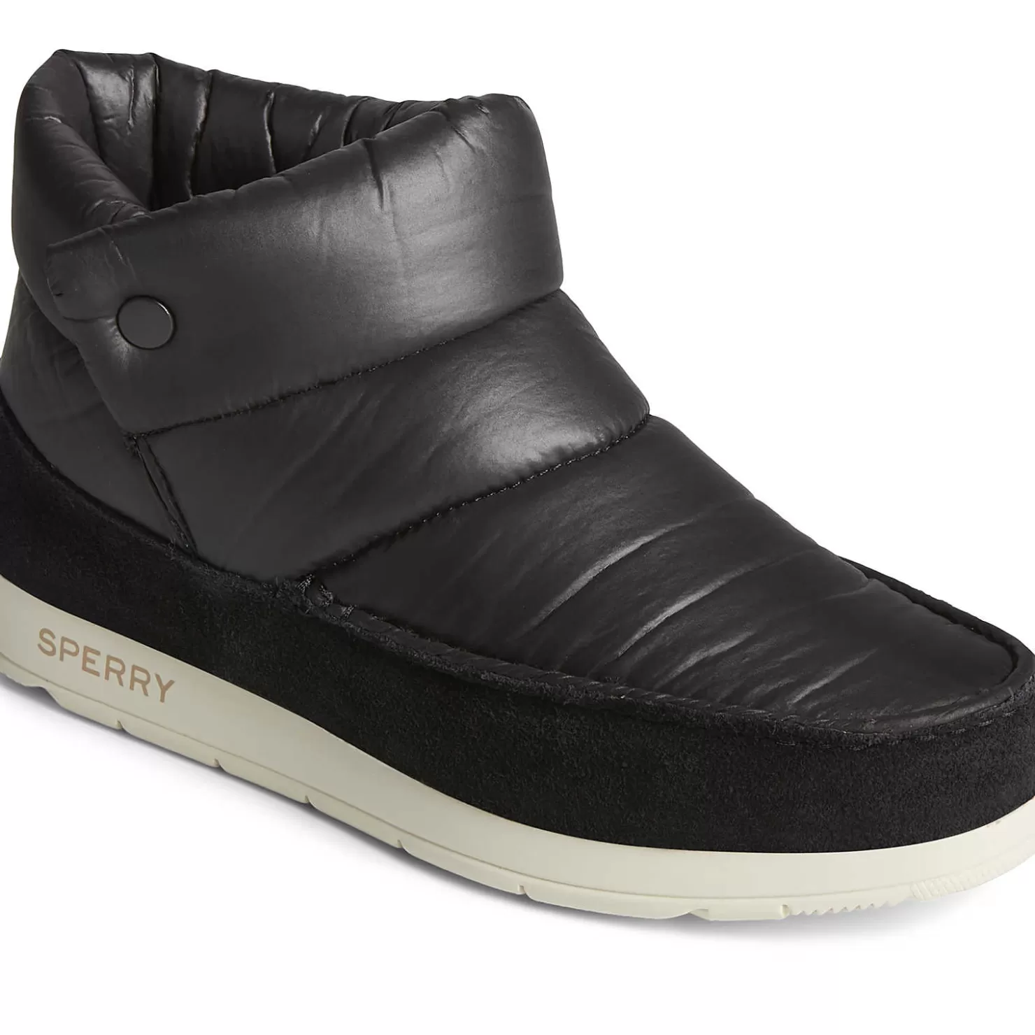 Sale | Boots | Sperry Women's Moc-Sider Nylon Bootie Black