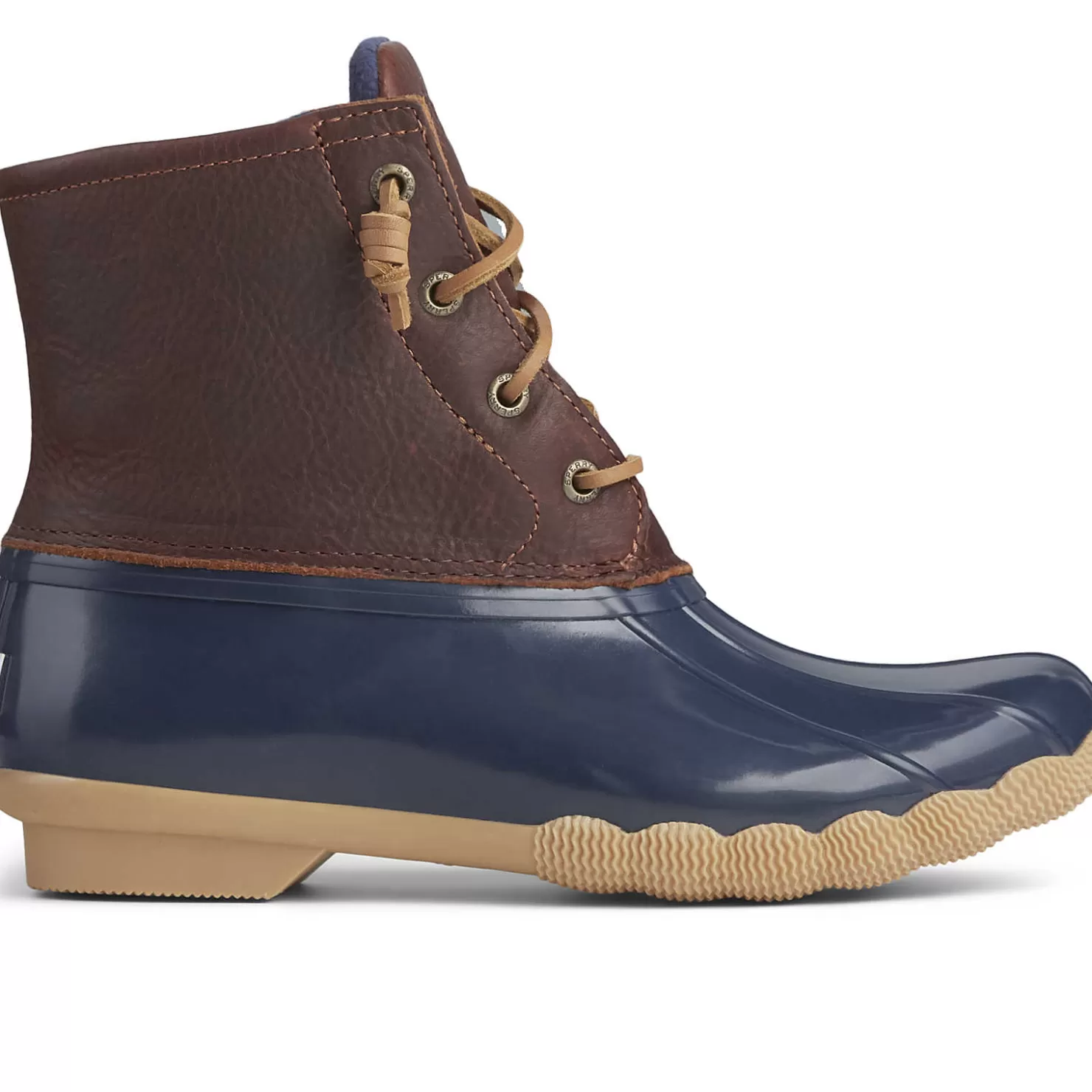 Saltwater Duck Boot | Sale | Sperry Women's Saltwater Duck Boot Tan / Navy