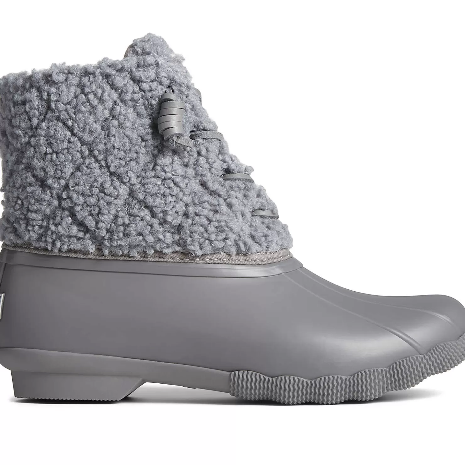 Saltwater Duck Boot | Sale | Sperry Women's Saltwater Sherpa Duck Boot Grey