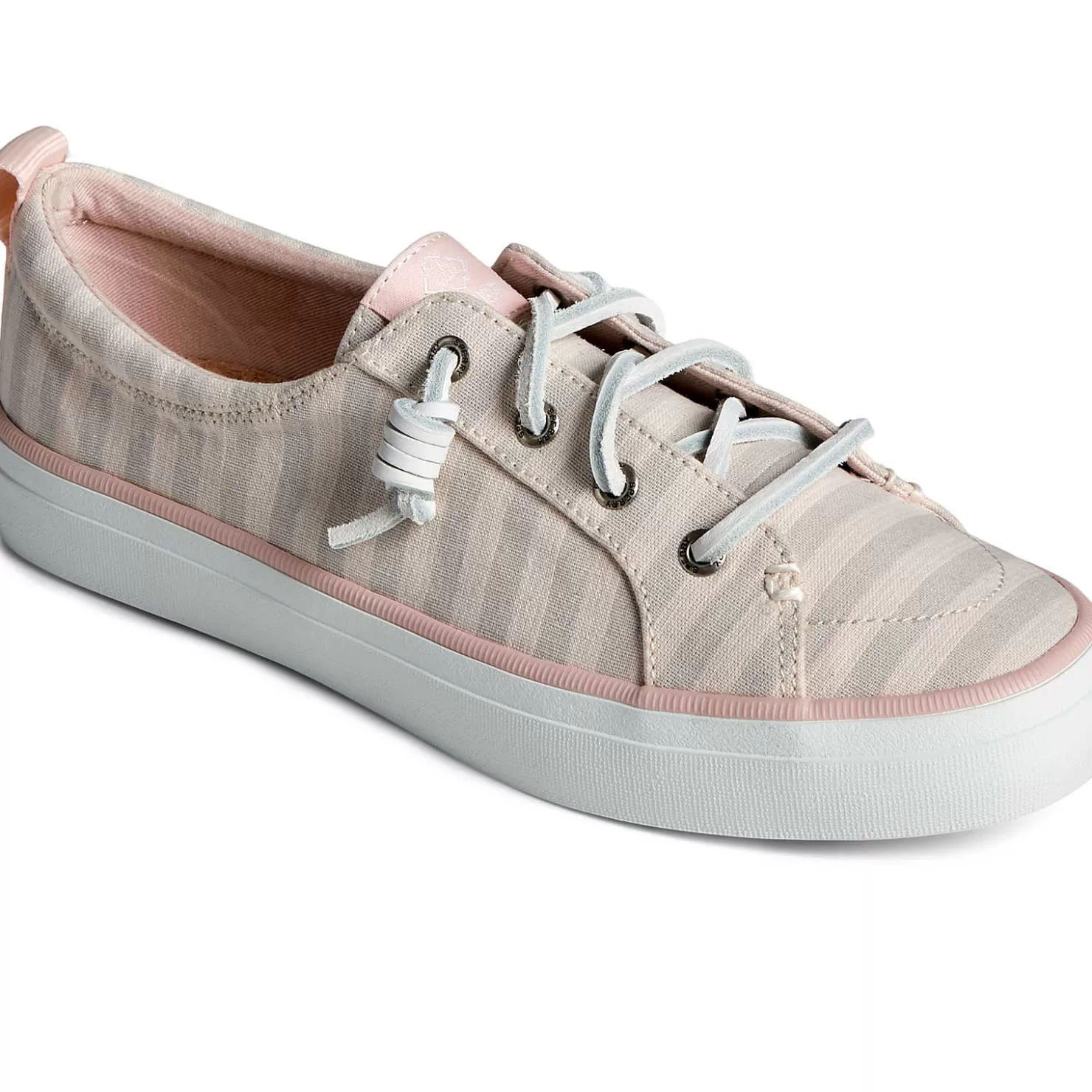 SeaCycled | Sale | Sperry Women's SeaCycled™ Crest Vibe Striped Textile Sneaker Grey