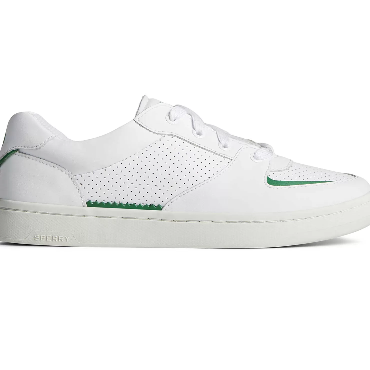 Sale | Sneakers | Sperry Women's SeaCycled™ Kona Cupsole Sneaker White/Green