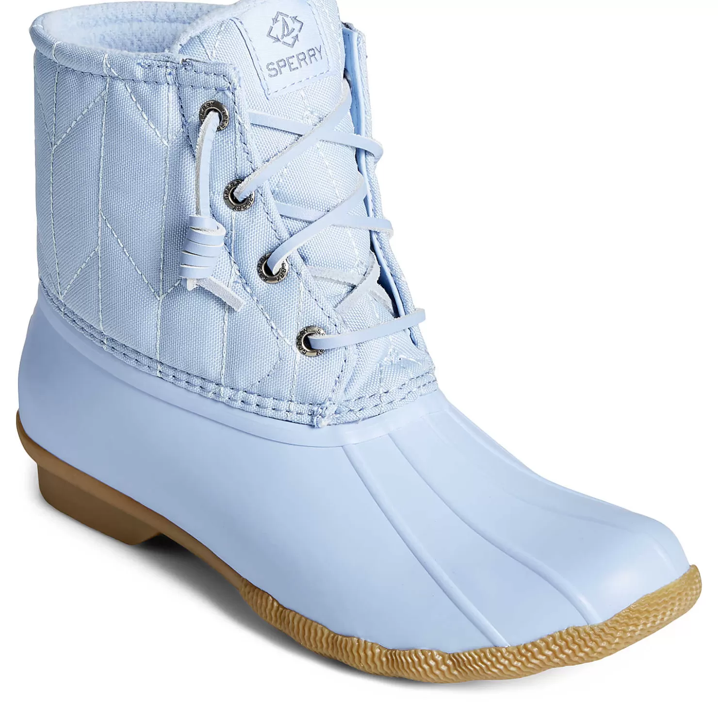 Saltwater Duck Boot | SeaCycled | Sperry Women's SeaCycled™ Saltwater Nylon Duck Boot Light Blue