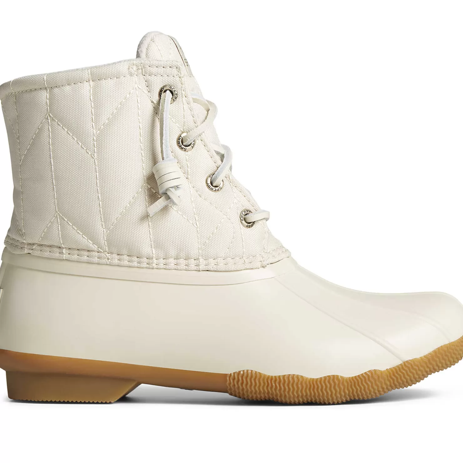 Saltwater Duck Boot | SeaCycled | Sperry Women's SeaCycled™ Saltwater Nylon Duck Boot Ivory