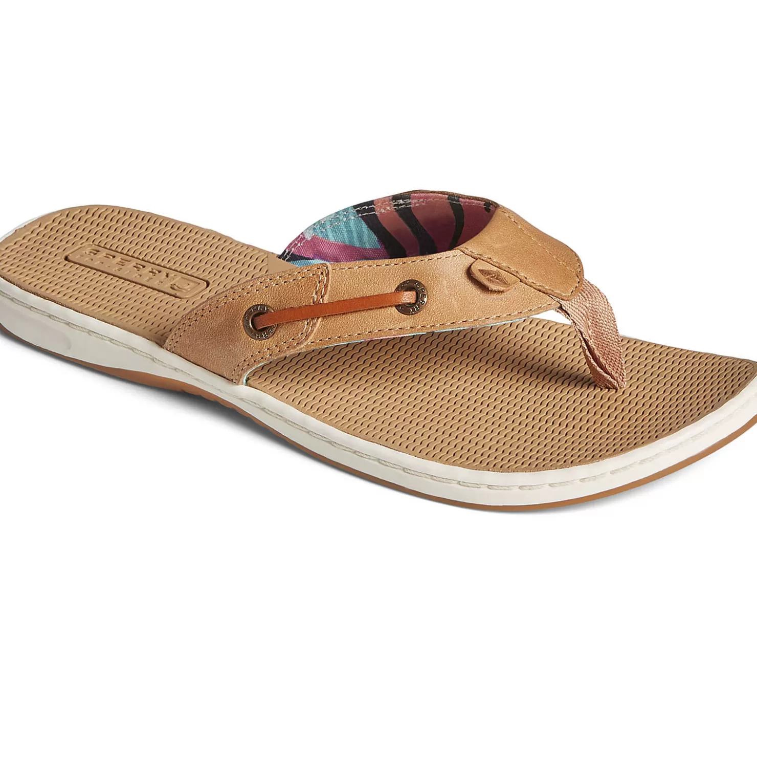 Shoes | Sandals | Sperry Women's Seafish Leather Flip Flop Tan