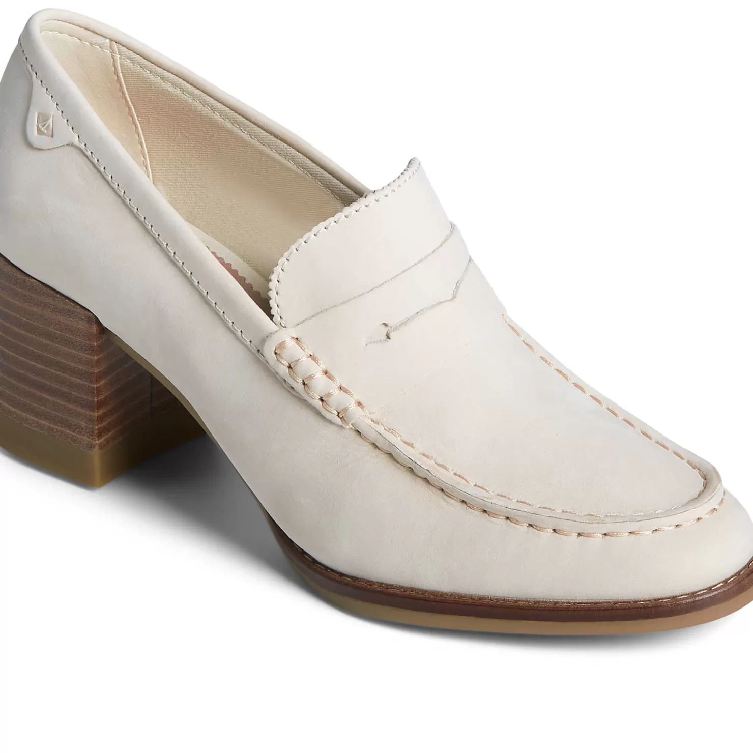 Seaport | Sale | Sperry Women's Seaport Penny Heel Loafer Ivory