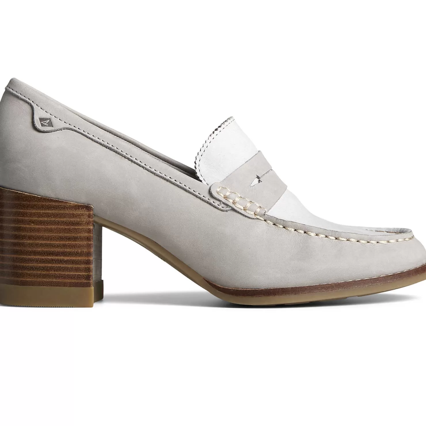 Seaport | Sale | Sperry Women's Seaport Penny Heel Loafer Grey