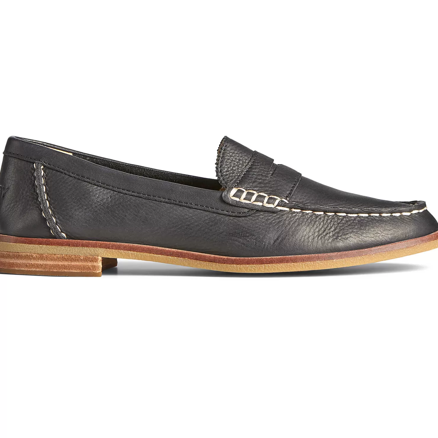 Seaport | Flats & Loafers | Sperry Women's Seaport Penny Leather Loafer Black