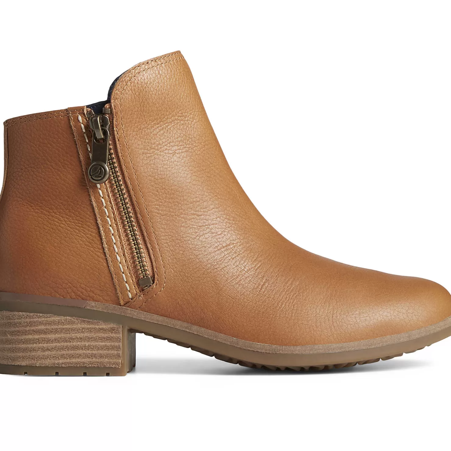 Seaport | Boots | Sperry Women's Seaport Storm Water Resist Leather Boot Tan