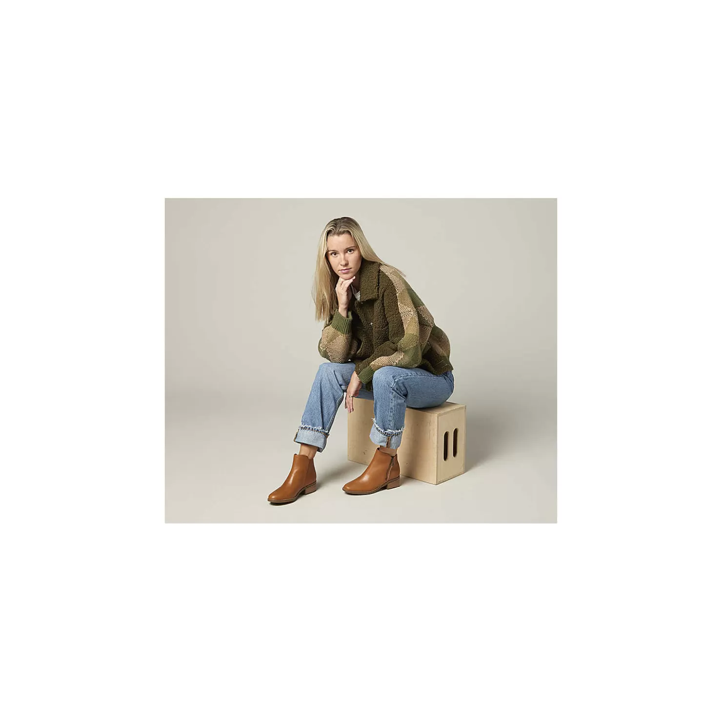 Seaport | Boots | Sperry Women's Seaport Storm Water Resist Leather Boot Tan