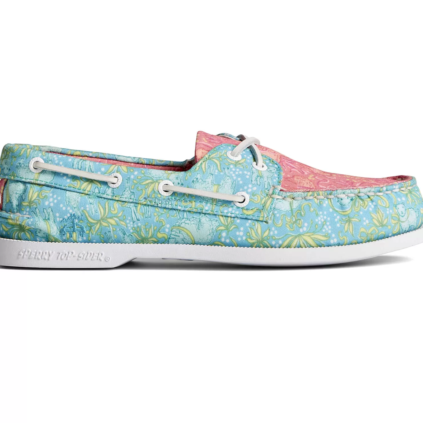 Sale | Boat Shoes | Sperry Women's x Brooks Brothers Authentic Original™ Boat Shoe Pink Multi